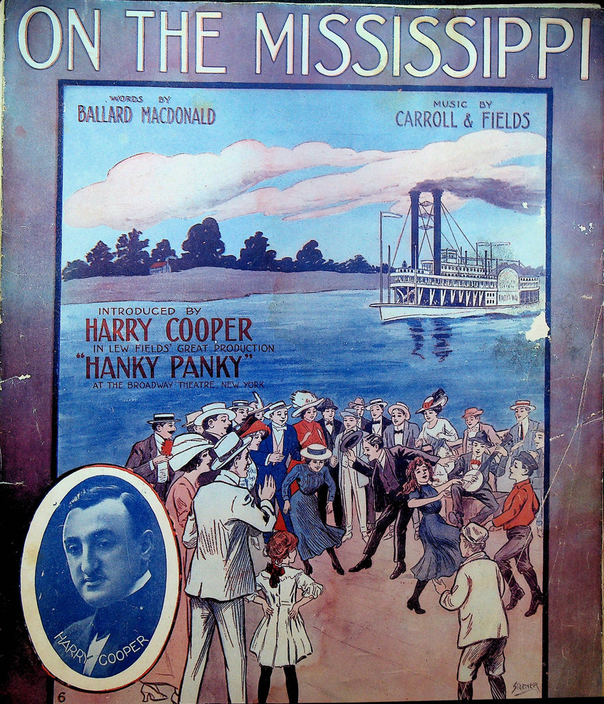 On the Mississippi Sheet Music Harry Cooper Ballard MacDonald