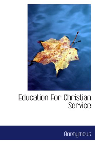 Education For Christian Service