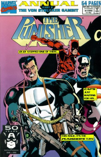 The Punisher Annual #4 : The Cutting Edge (Marvel Comic Book 1991)