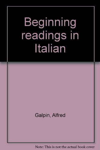 Beginning Readings in Italian