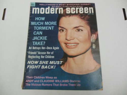 Modern Screen Magazine Jackie Kennedy, Bob Wagner September 1970