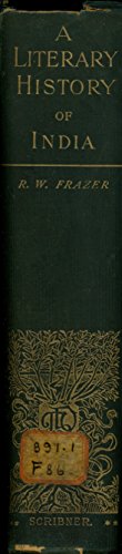 A literary history of India,
