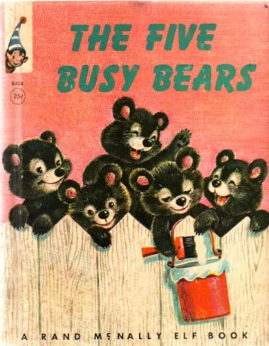 THE FIVE BUSY BEARS Elf Book #8404
