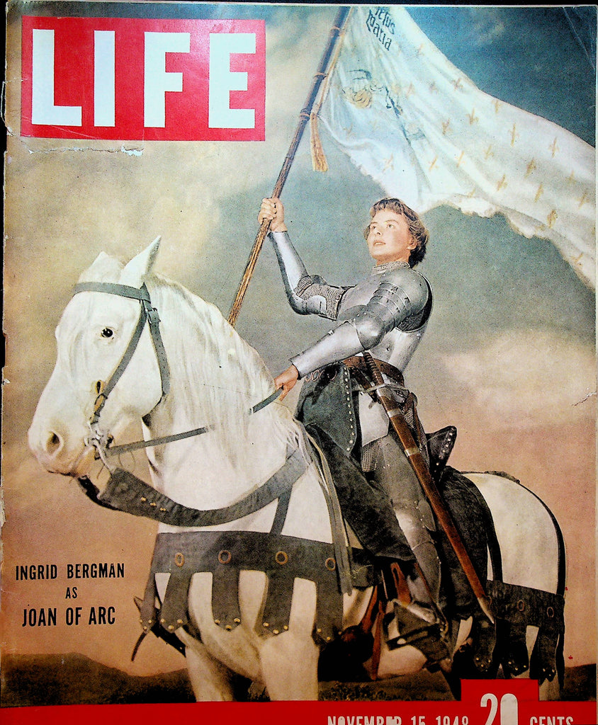 Life Magazine November 15 1948 Ingrid Bergman as Joan of Arc