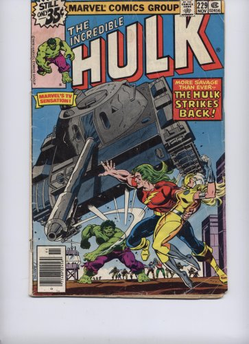 The Incredible Hulk #229 (The Moonstone Harsh Mistress!)