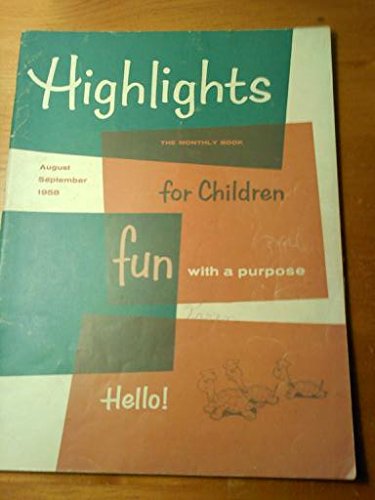 Highlights for Children magazine - August/September 1958