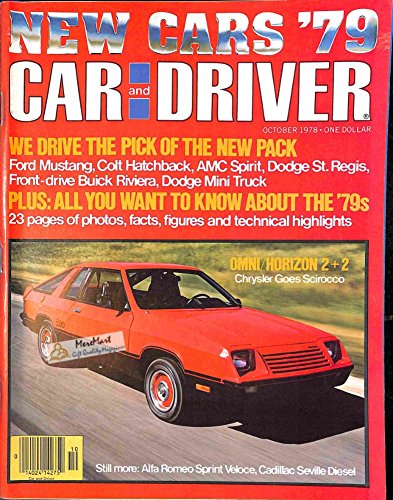 Car and Driver Magazine, October 1978