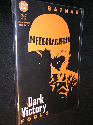 Batman: Dark Victory #7 (Fools) (Batman Dark Victory, Volume 1)