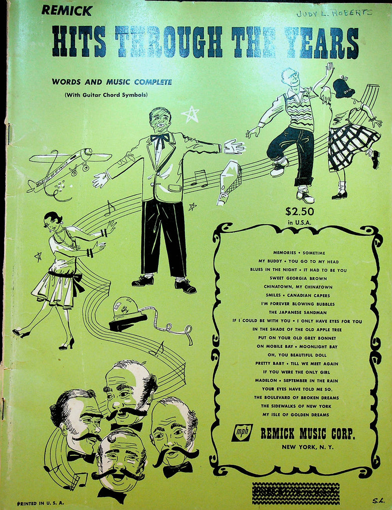 Remick Hits Through the Years Songbook