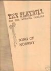 1944 Song of Norway Playbill