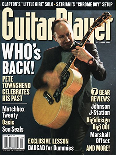 GUITAR PLAYER September 2000 PETE TOWNSHEND cover