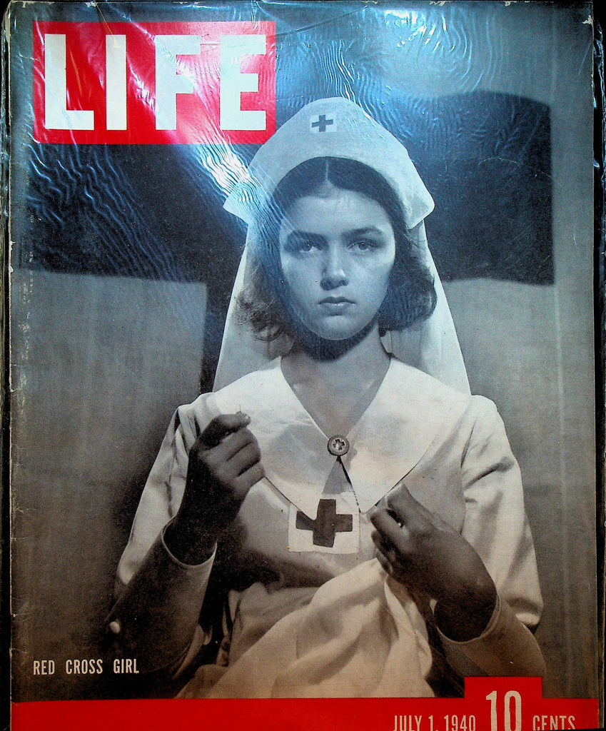 Life Magazine July 1 1940 Red Cross Girl