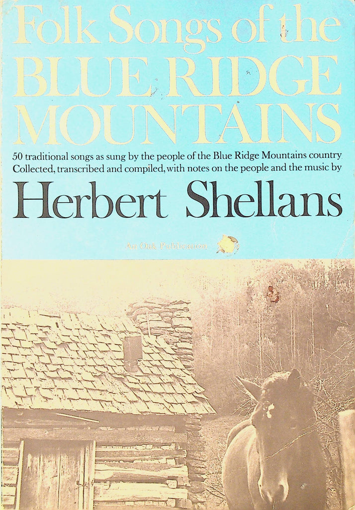 Folk Songs of the Blue Ridge Mountains by Herbert Shellans