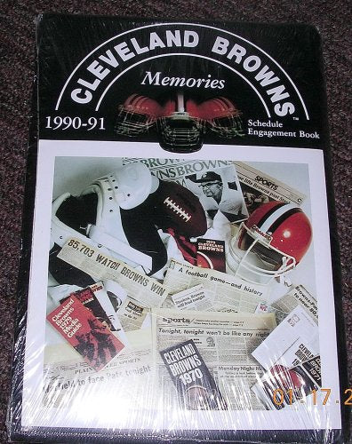 Cleveland Browns Memories 1990-91 Schedule Engagement Book