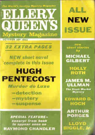 Ellery Queen's Mystery Magazine, October 1963 (Volume 42, No. 4)