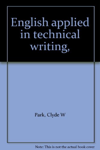 English applied in technical writing,