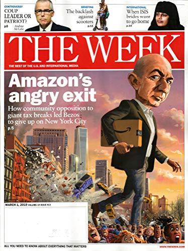 The Week Magazine March 1, 2019 | Amazon’s Angry Exit