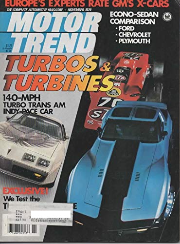 Motor Trend Magazine, November 1979