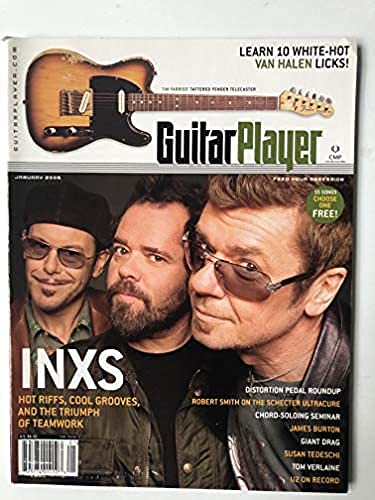 January 2006 Guitar Player Magazine- INXS