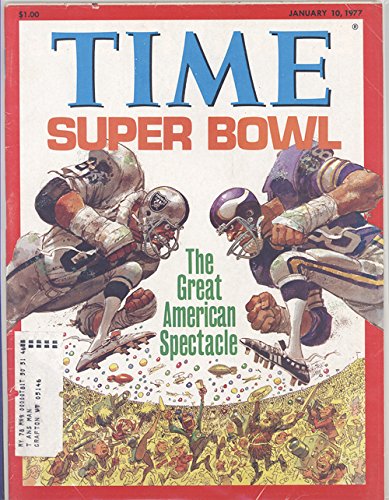 Time Magazine January 10, 1977 (Super Bowl Cover)