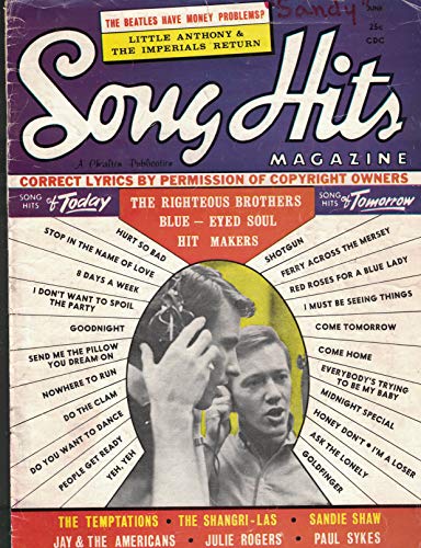 June 1965 Song Hits Magazine The Beatles & Righteous Brothers