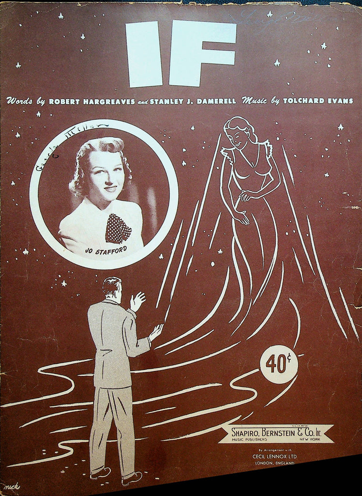 If Sheet Music Jo Stafford