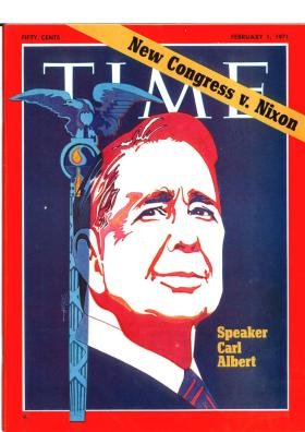 Time Magazine February 1 1971 New Congress v Nixon Speaker Carl Albert