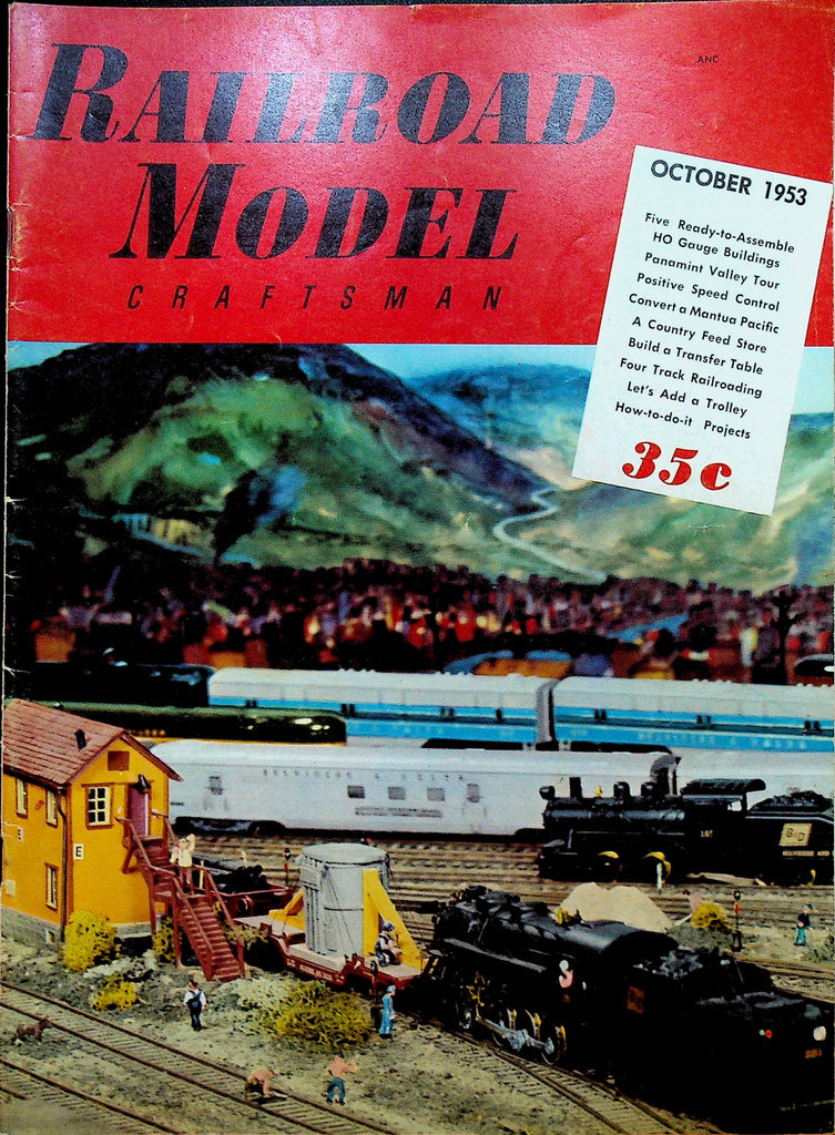Railroad Model Craftsman Magazine October 1953