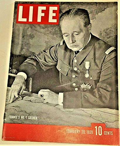 Life Magazine - February 20, 1939 - Gustave Gamelin Cover Photo