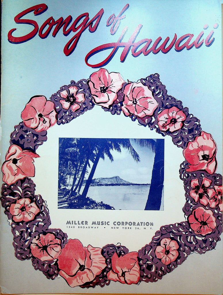 Songs of Hawaii Songbook