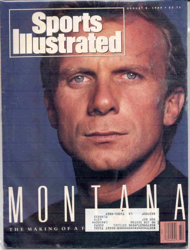 SPORTS ILLUSTRATED JOE MONTANA FORTY NINERS AUGUST 1990!