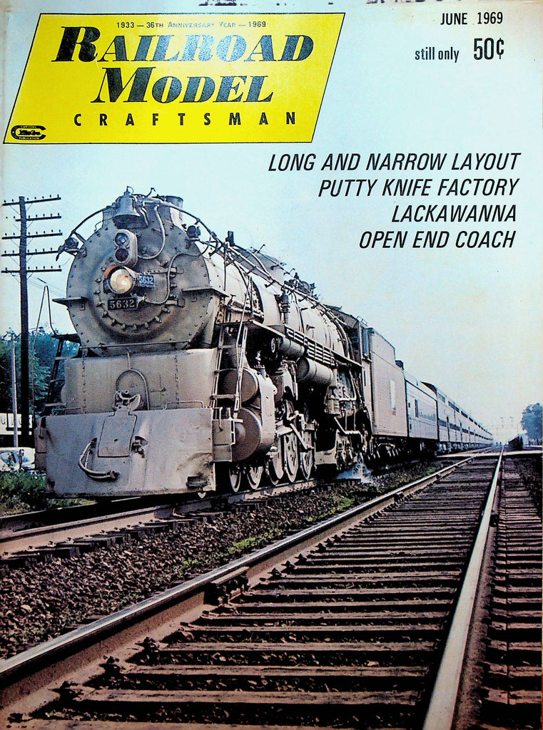 Railroad Model Craftsman Magazine June 1969