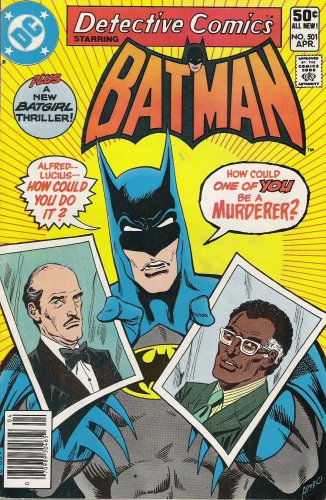 Detective Comics Starring Batman; # 501, "The Man Who Killed Mlle. Marie" (Vol. 45, No. 501 April 1981)