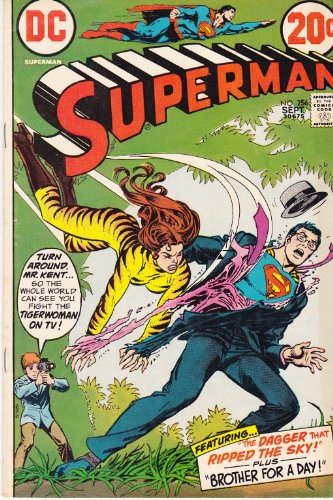 Superman #256 National Comics - DC - "The Dagger That Ripped The Sky"