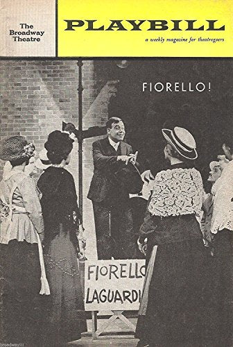 Playbill Fiorello Tom Bosley Howard da Silva