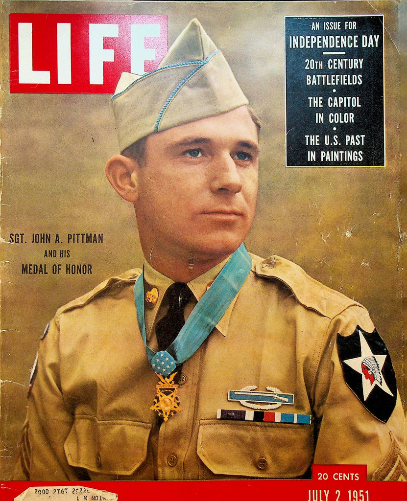 Life Magazine July 2 1951 Sgt John A Pittman