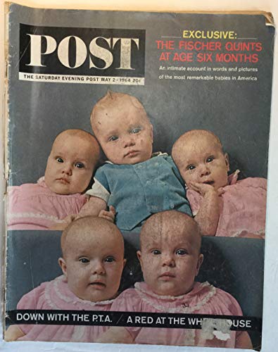 Saturday Evening Post : May 2, 1964 (Fischer Quints Cover photograph)