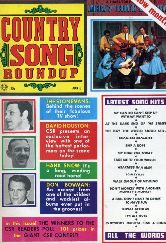 Country Song Roundup April 1968 Issue No. 106