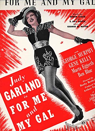Sheet Music For Me And My Gal Judy Garland 33
