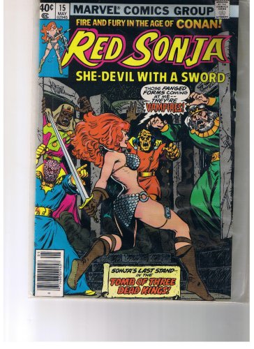 Red Sonja #15 Sonja's Last Stand In The Tomb Of Three