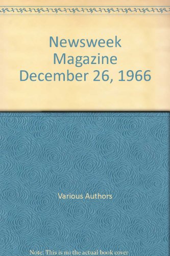 Newsweek Magazine December 26, 1966