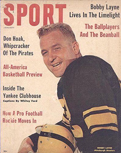 Sport Magazine January 1961: Bobby Lane, Pittsburgh Steeler Cover
