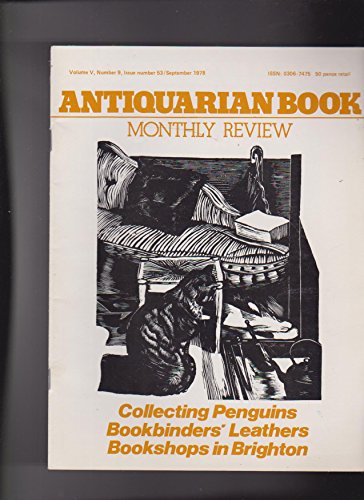 Antiquarian Book Monthly Review September 1978