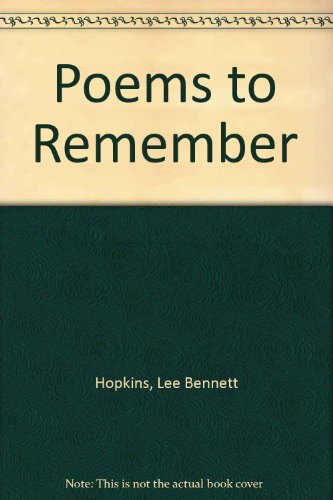 Poems to Remember