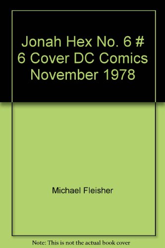 Jonah Hex No. 6 # 6 Cover DC Comics November 1978