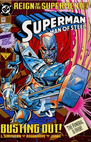 SUPERMAN, THE MAN OF STEEL 22, JUNE 1993, 13: REIGN OF THE SUPERMEN!