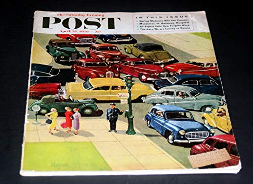 SATURDAY EVENING POST APRIL 28 TH 1956 TRAFFIC JAM