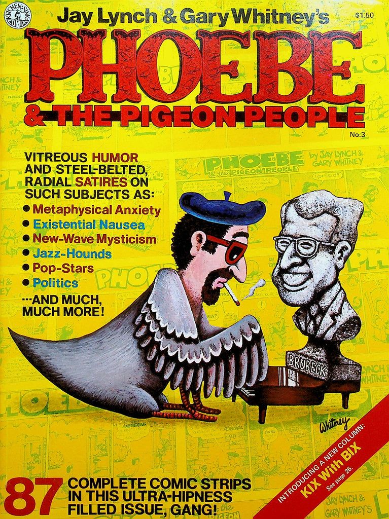Phoebe & the Pigeon People #3 Kitchen Sink Comix Jan Lynch Gene Whtney