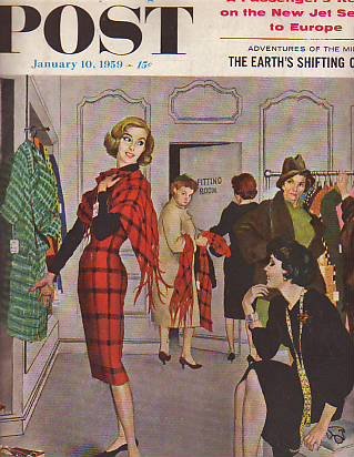 The Saturday Evening Post (January 10, 1959, Red will get you noticed)