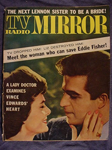 TV Radio Mirror July 1962 Original Issue - Vince Edwards Cover Photo - Lennon Sisters - Eddie Fisher - Dick Chamberlain - Hitchcock - Tommy Sands - Chuck Connors & More!